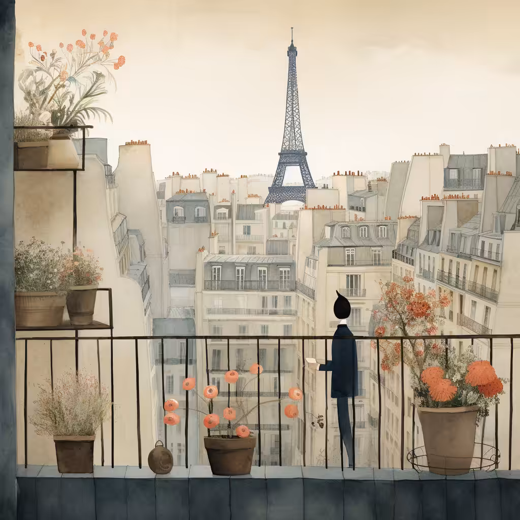 A Balcony in Paris #2