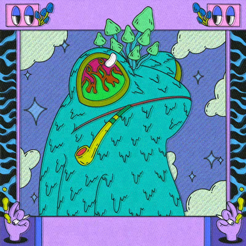 Blue Toad #96