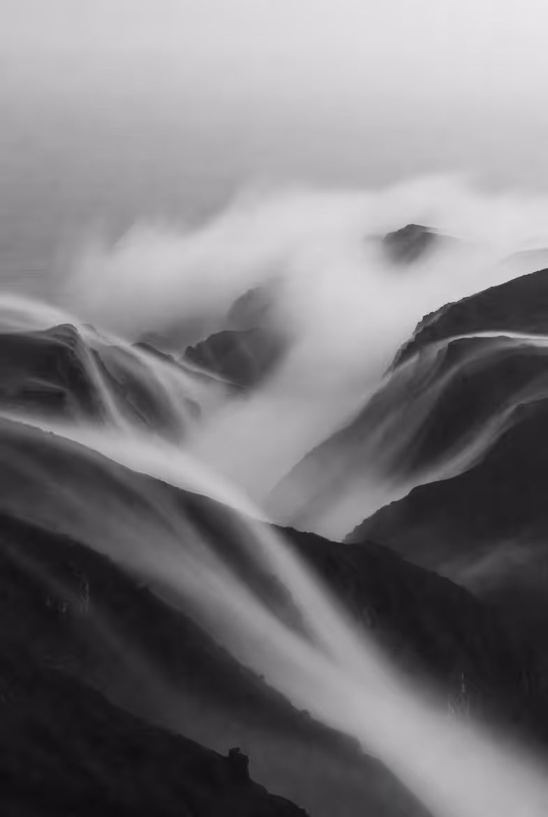 Fog in the mountains