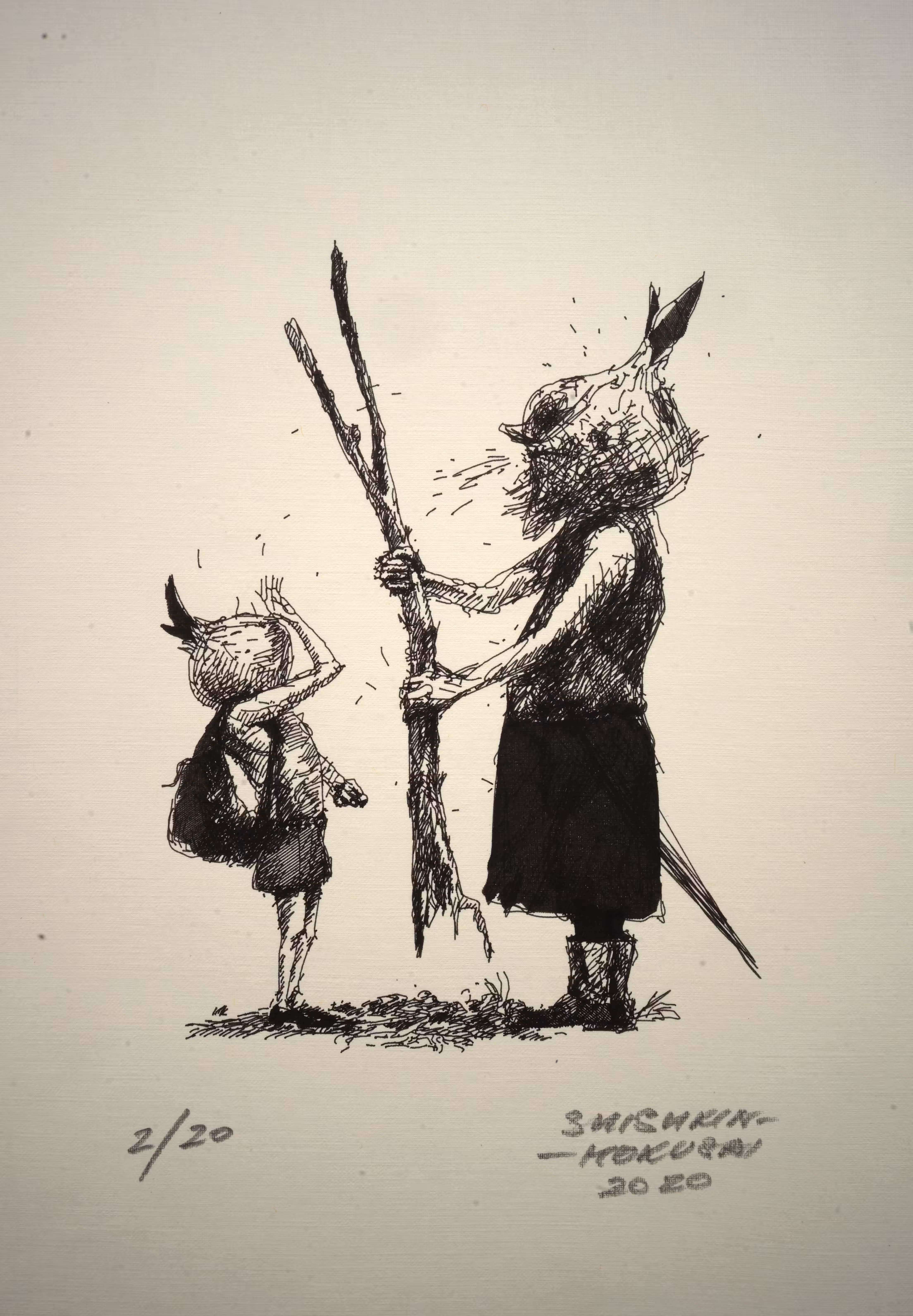 Day 54-"This stick, Son, I got from my Grandfather!"