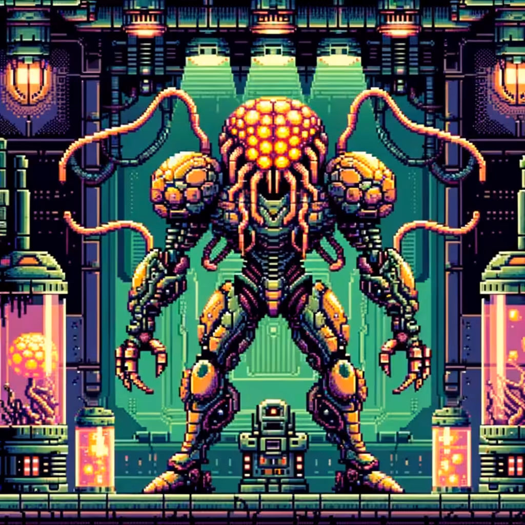 Synthoid Sentinel of the Neon Nexus