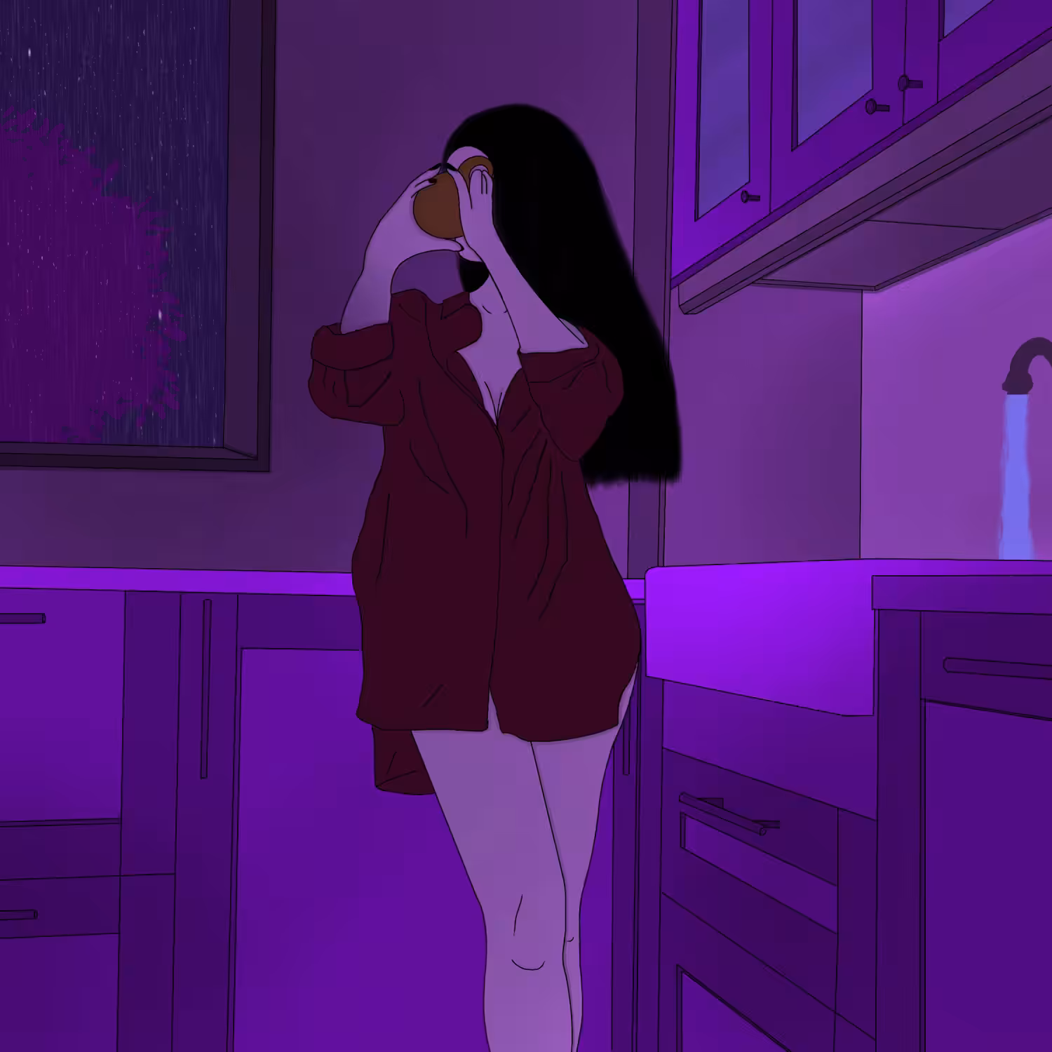 GIRL IN THE KITCHEN