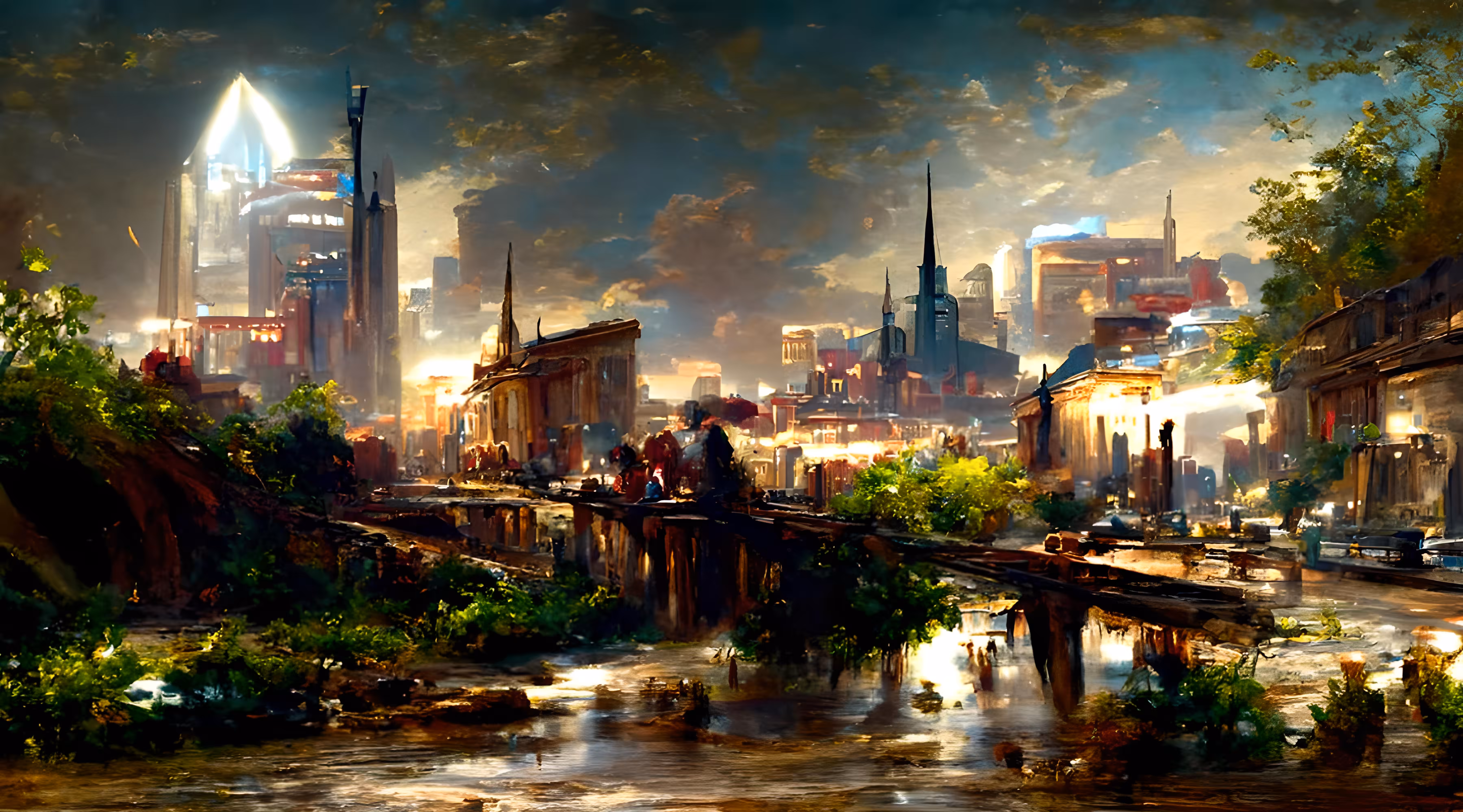 Urban Cityscape 8K By Asher Brown Durand