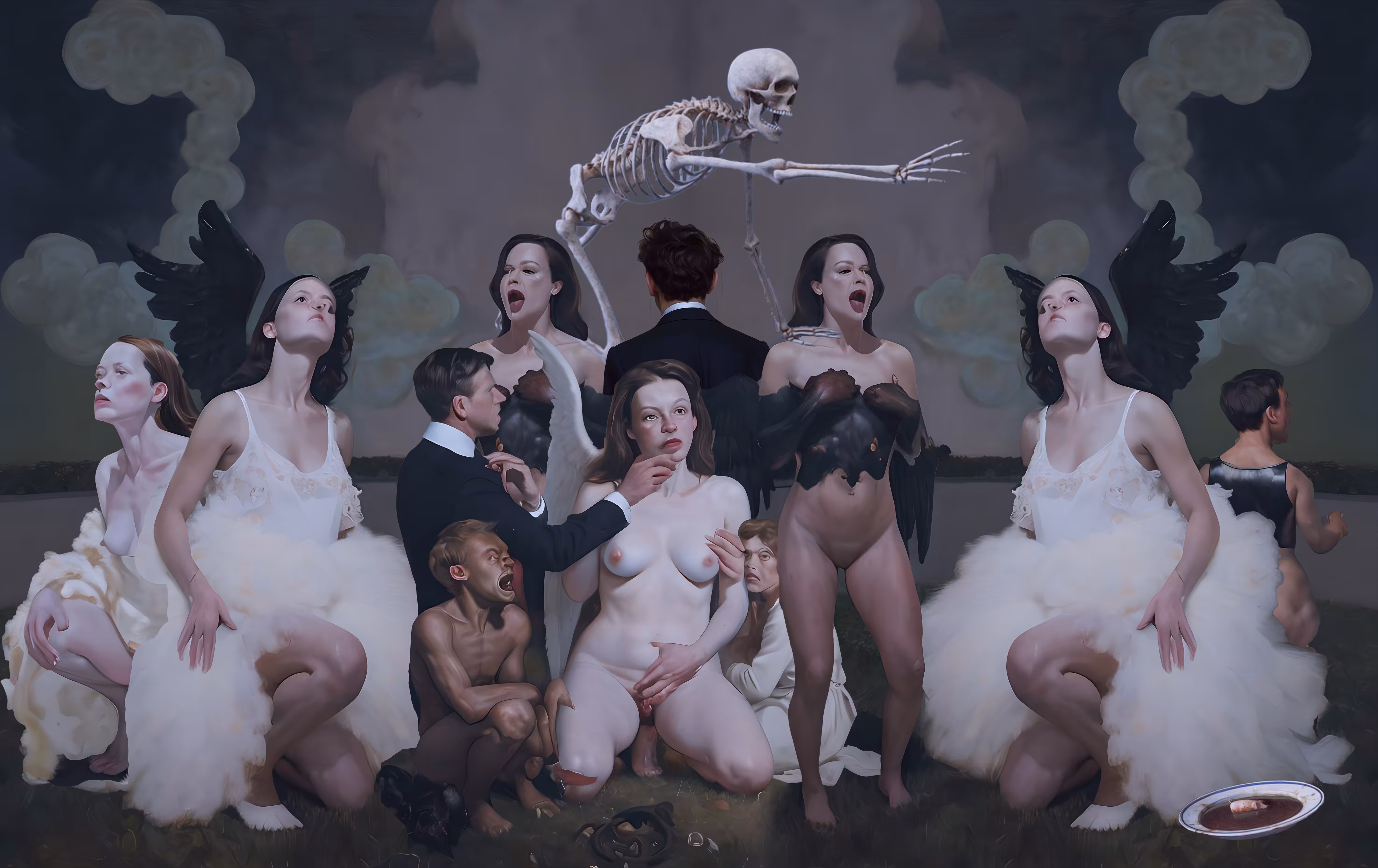 "Seraphs and Fiends: A Shared Repast