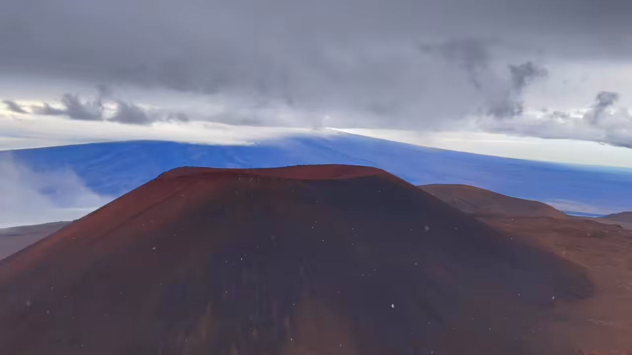 View from above Mauna Kea