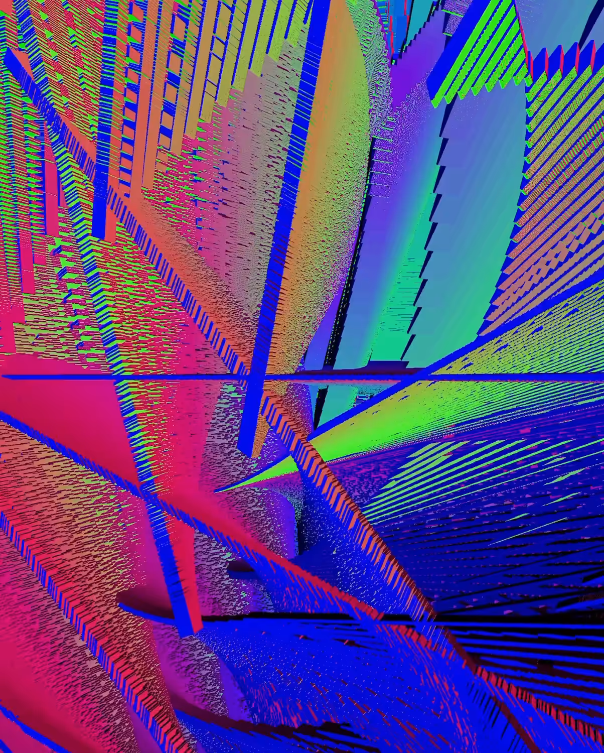 Synesthetic Triptych 2 - Generative Art