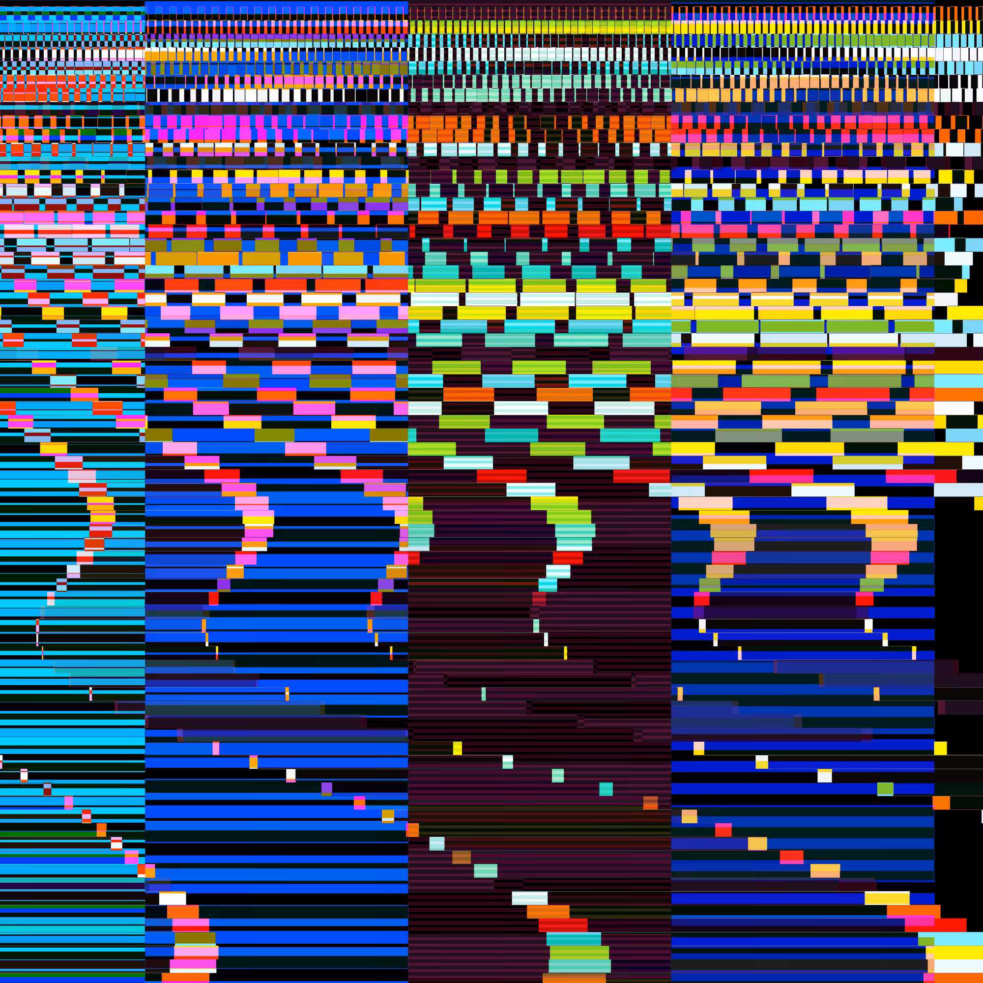 Glitchometry Stripes #8