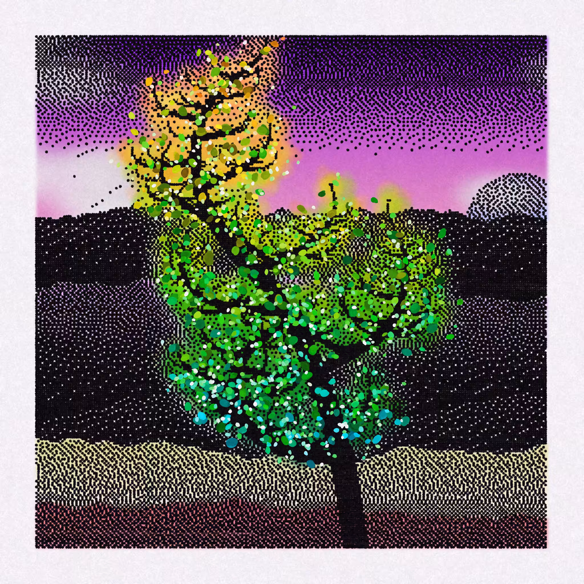 Dithered Branches #138