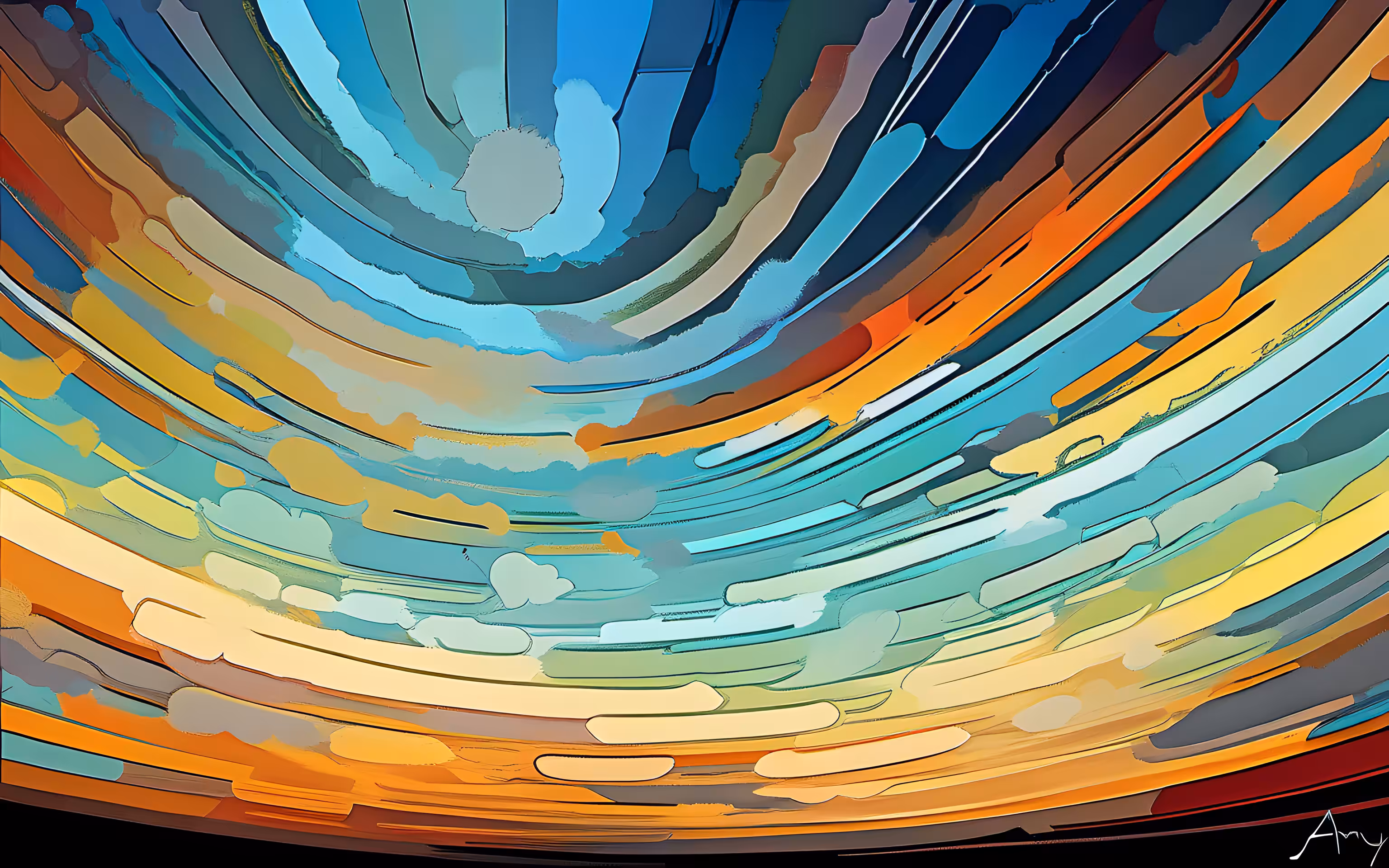 AI imagines famous generative artworks #104