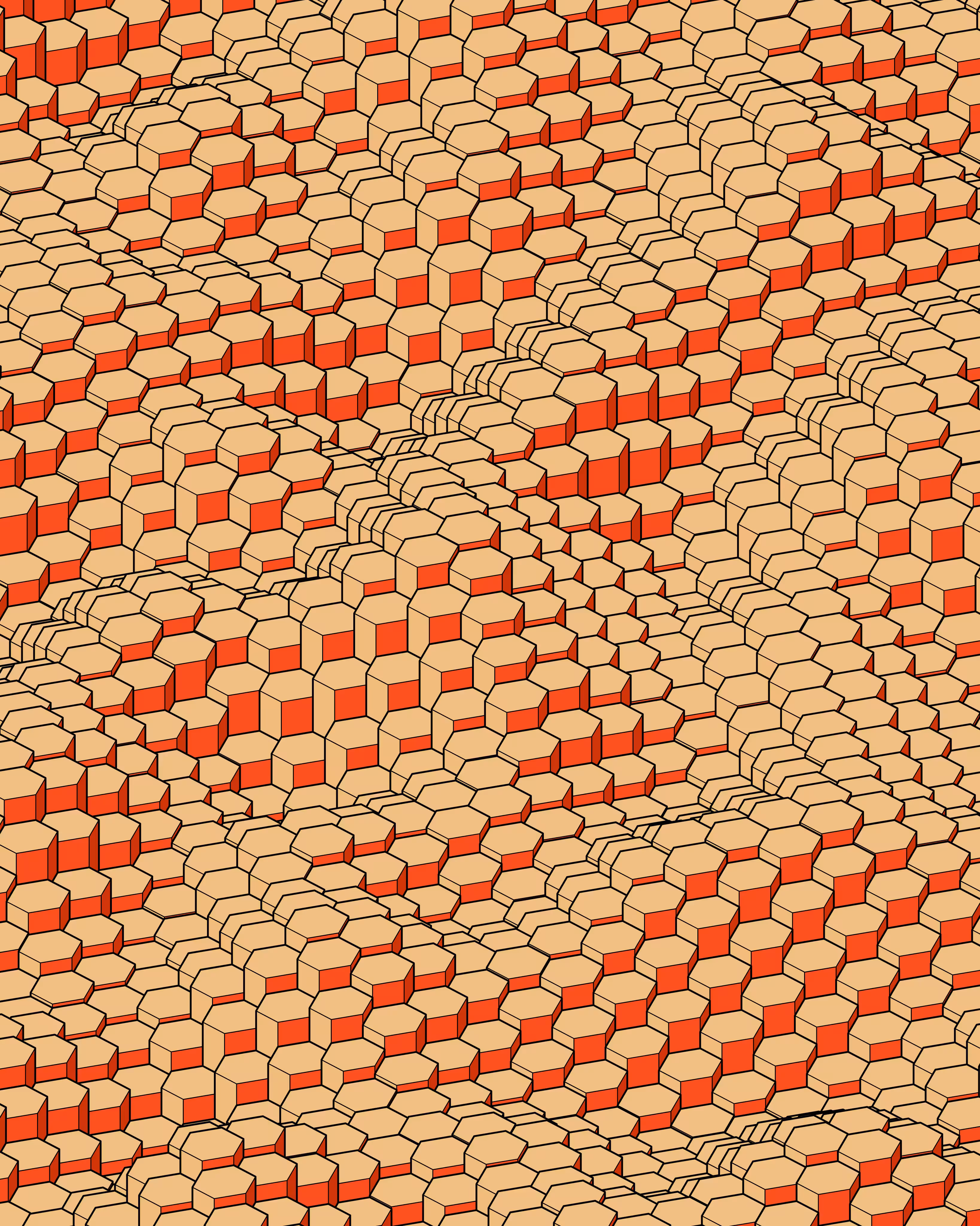 Hexagones Landscape #198