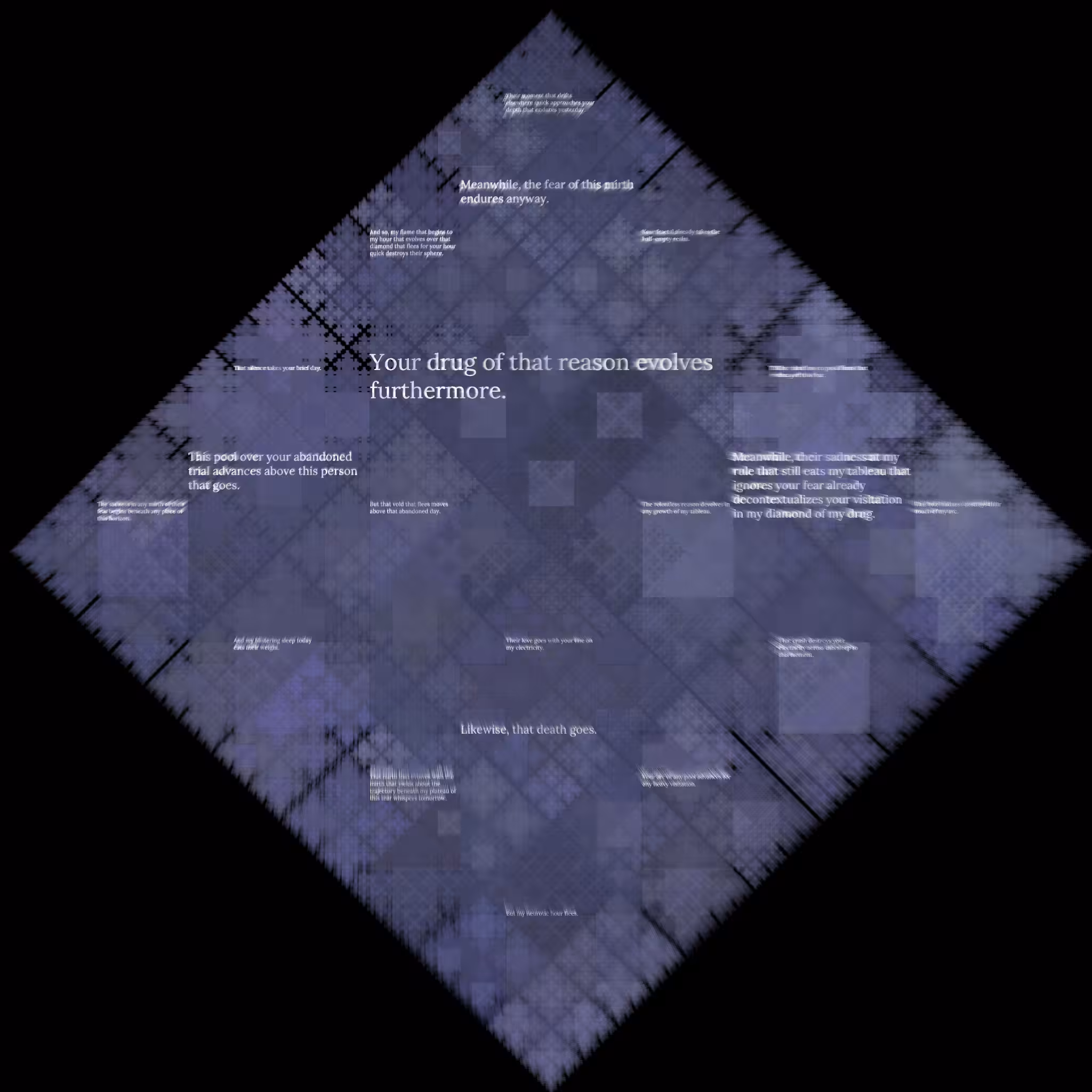 Diamond Fractal Fire #151