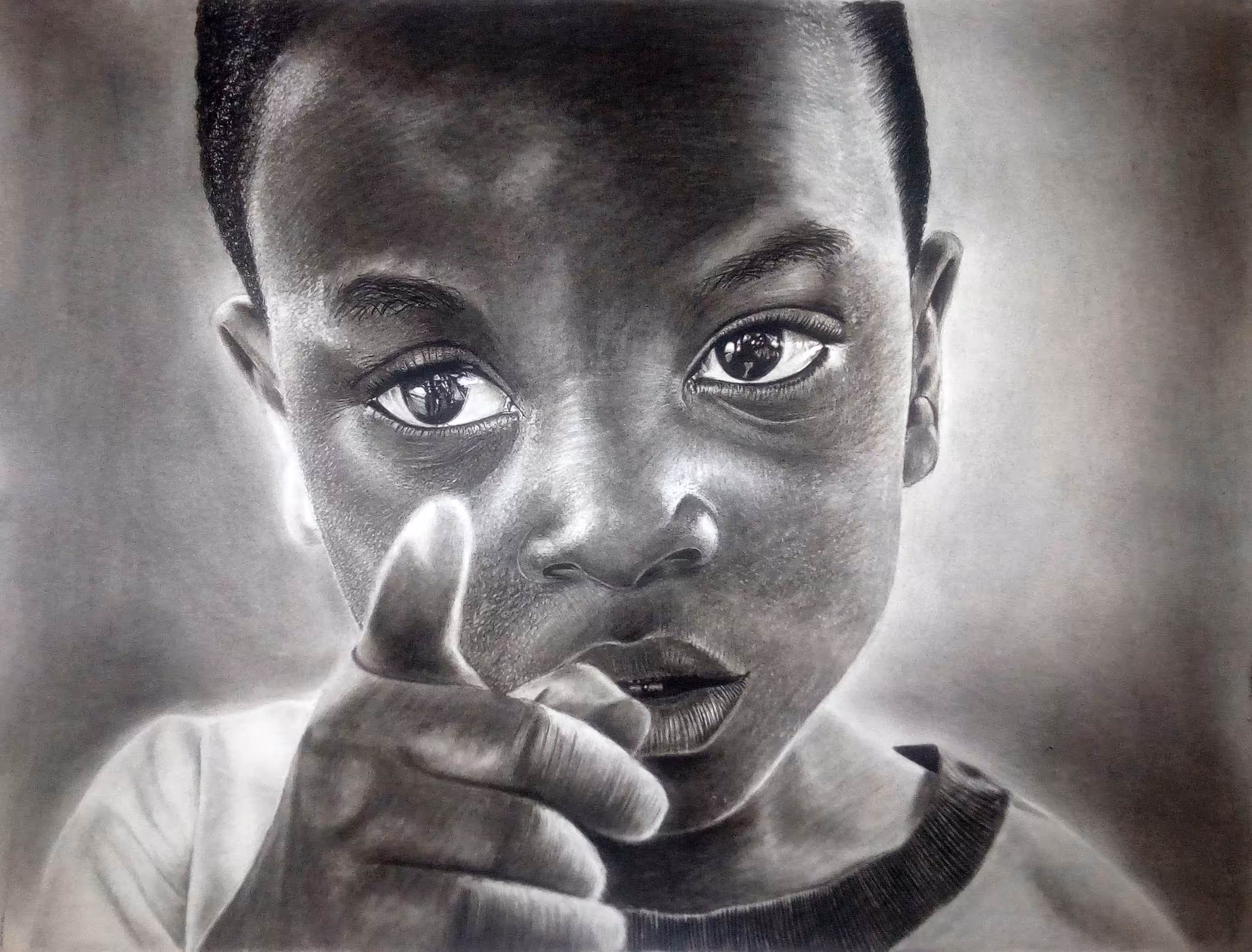 Pencil Realism: Silent Thoughts