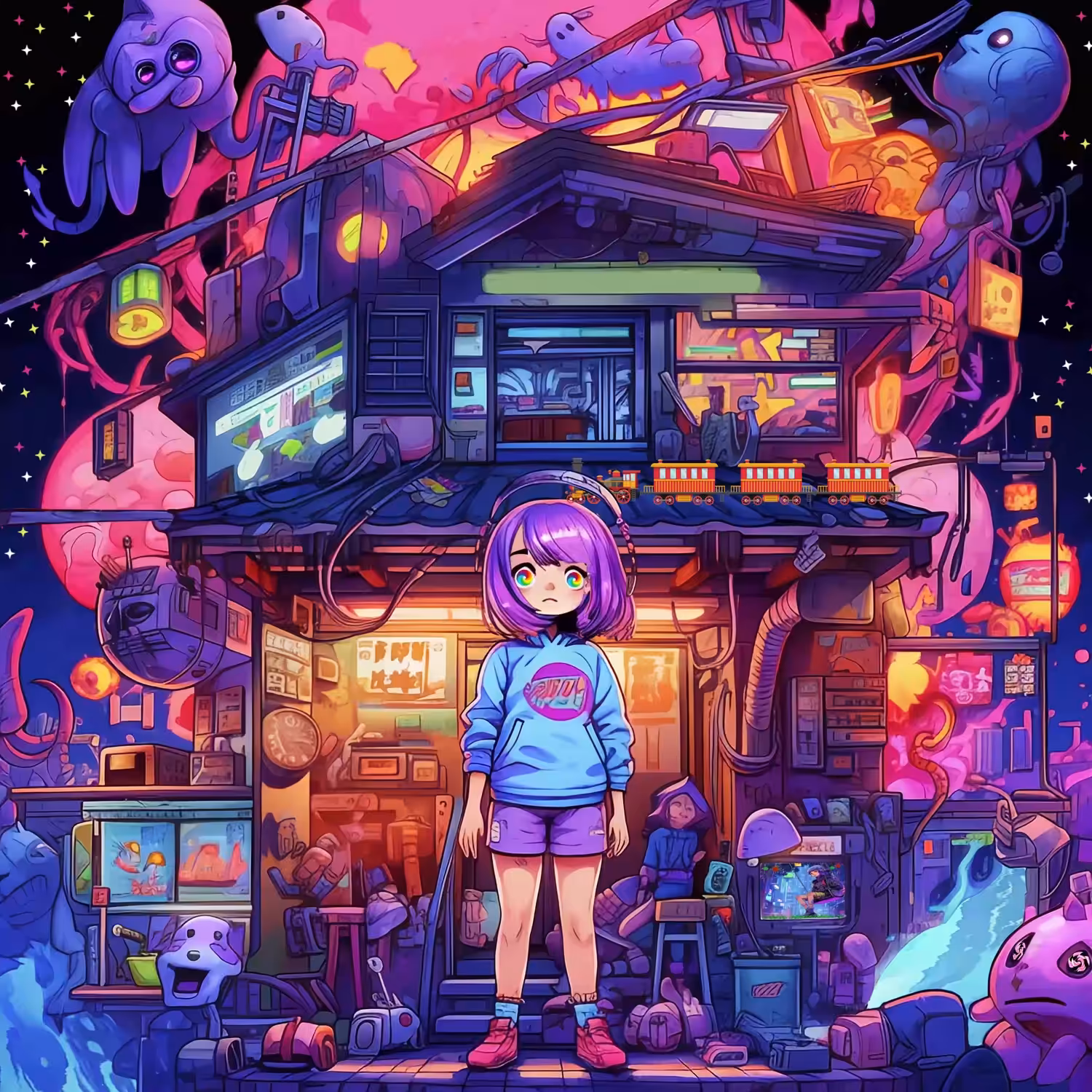 Colorful Dreams in the Slums