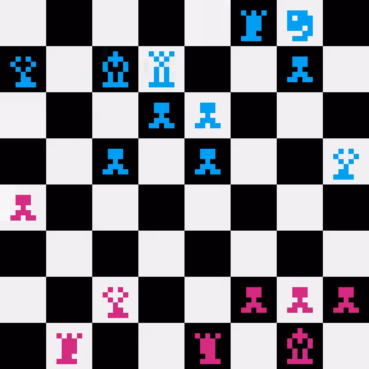 JestemZero vs Pixellare: Game 1.67 - P to A4