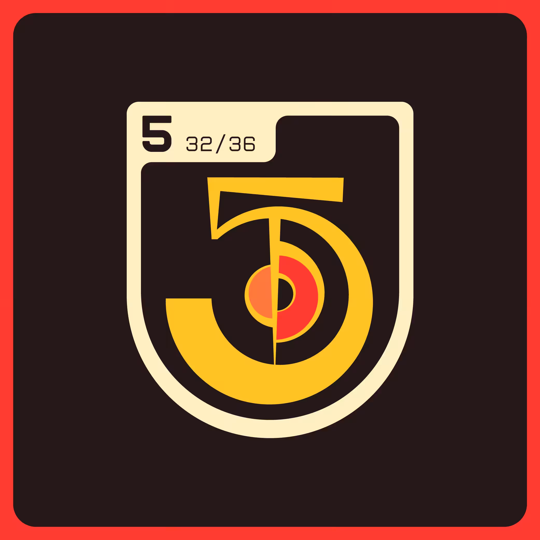 Alphabet Badge Series - 5