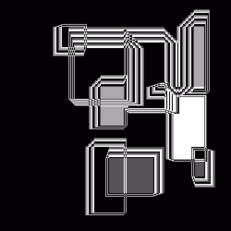 Superimposed Rectangles #99