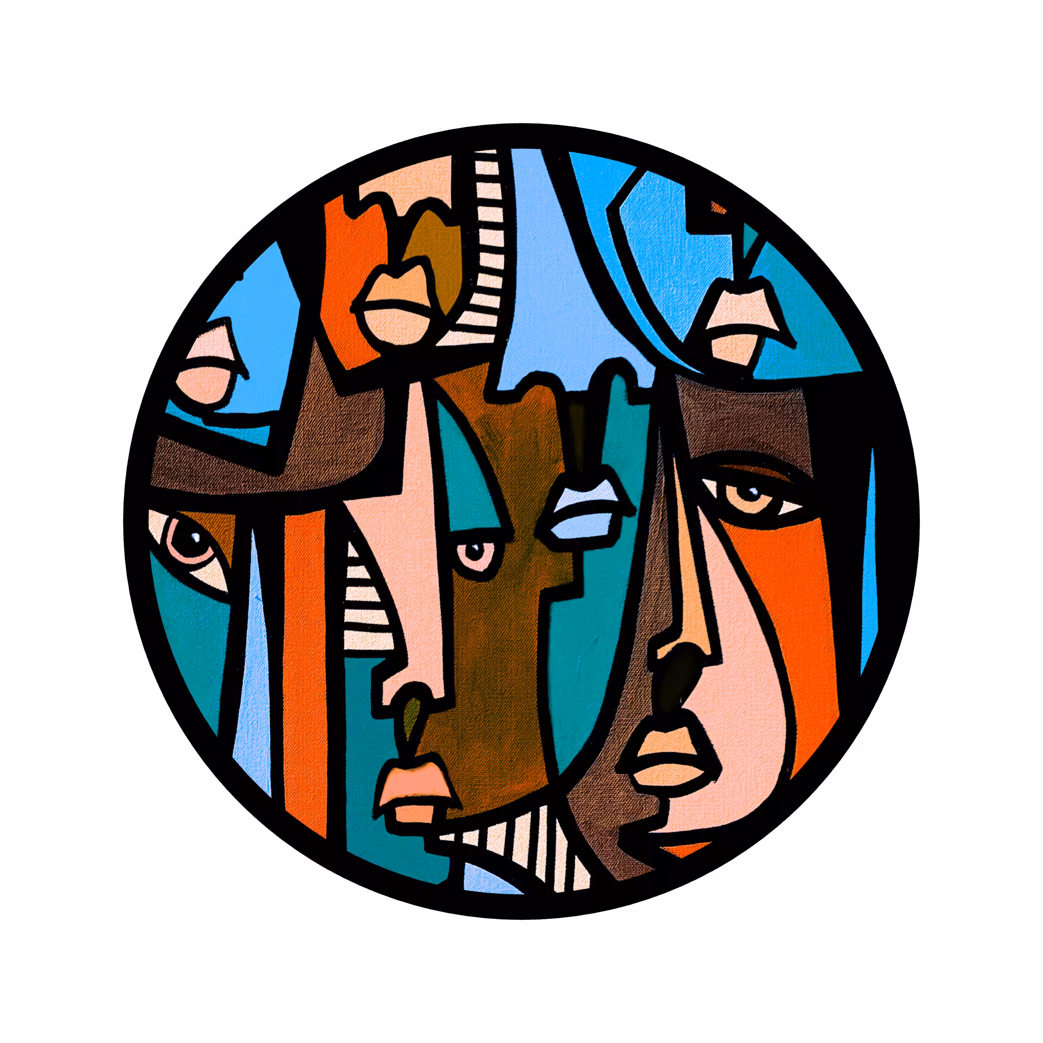 Cubist Circle 131