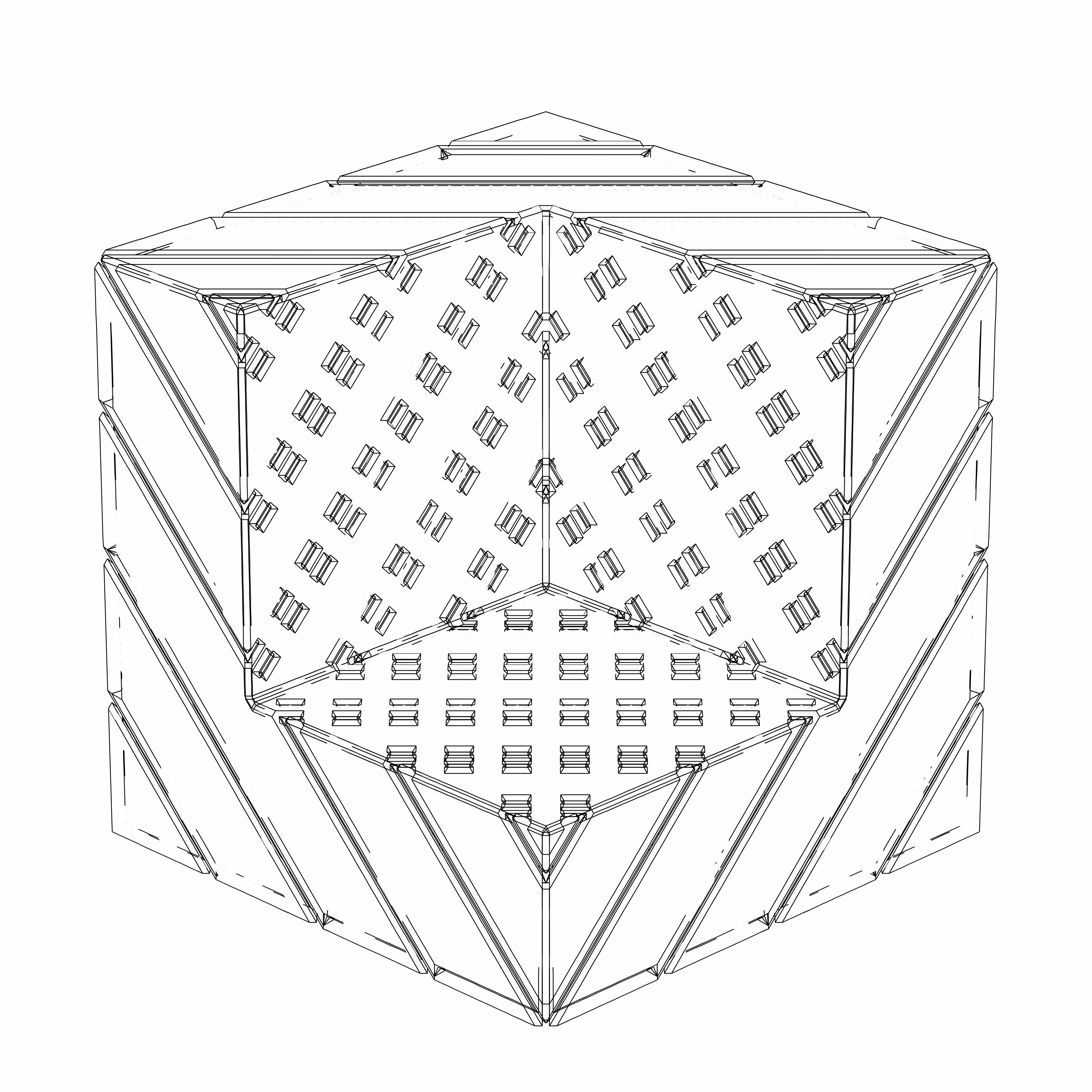 LL21 Alien Art Cube #614