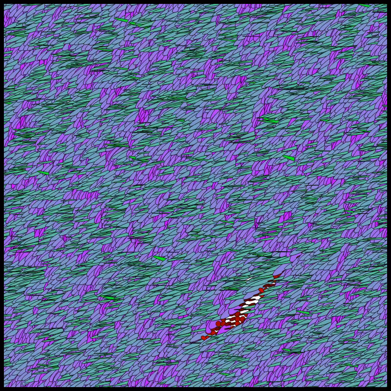 Flow Field Circles Triangle #34
