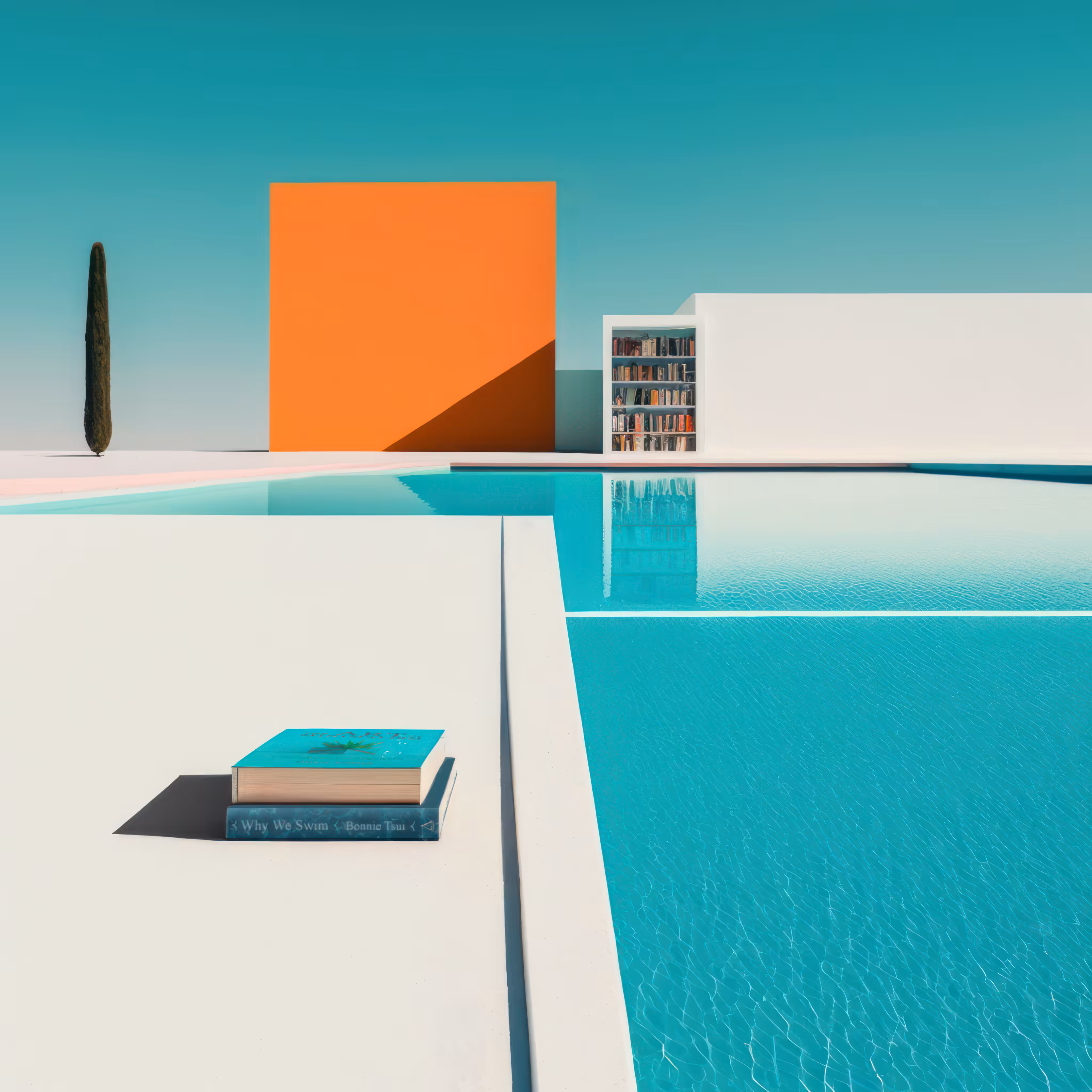 By the pool