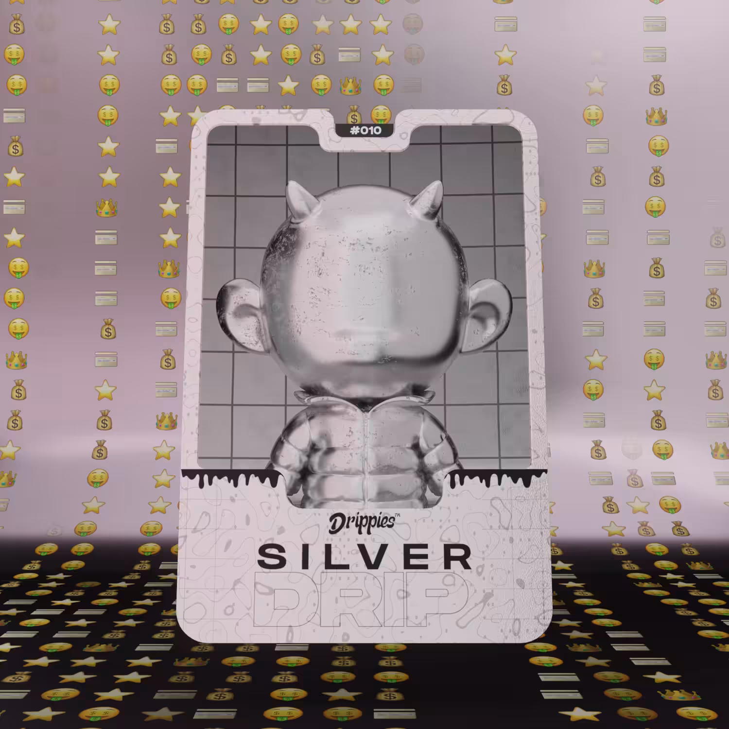 Drippies™ Cards | SILVER DRIP