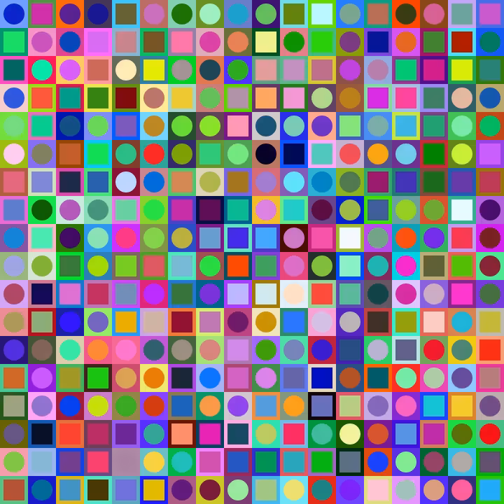 Square Dot Composition #154
