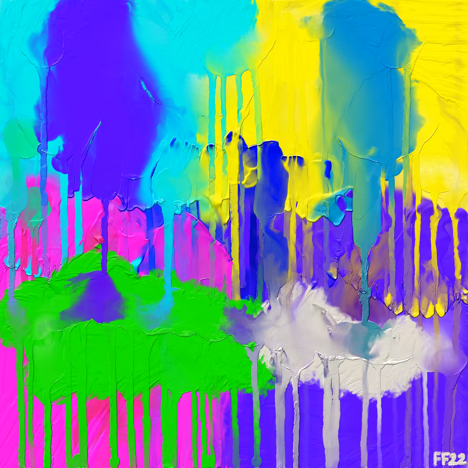 The Lloyds Collection: Abstract Splatter #15