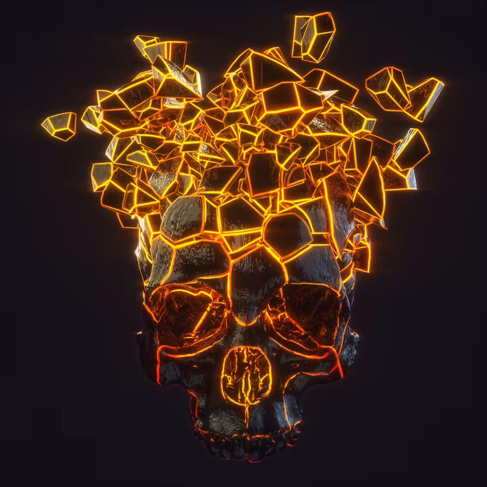 Neon Skull