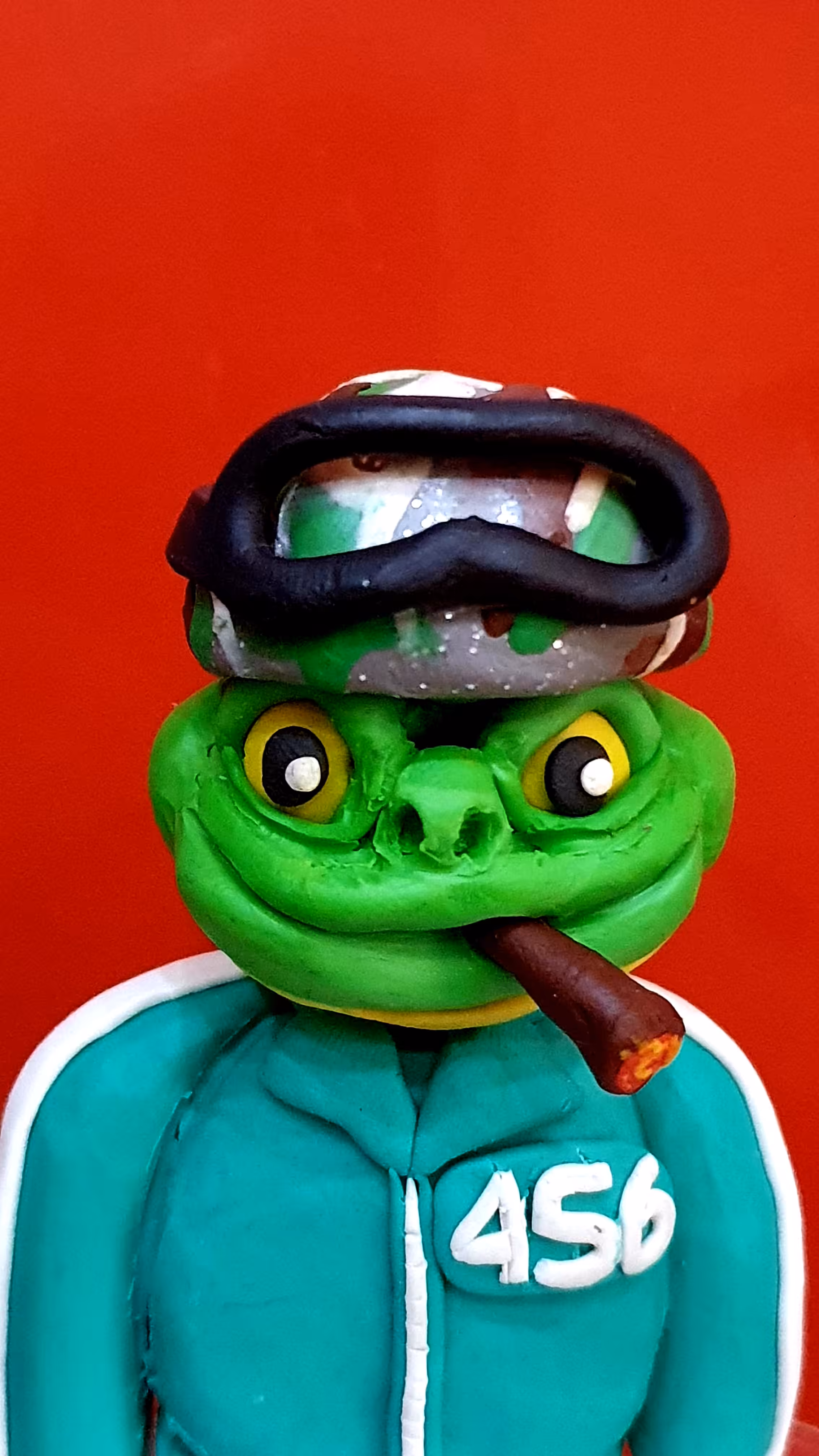 Clay Art Collectible Squid Game Frog 