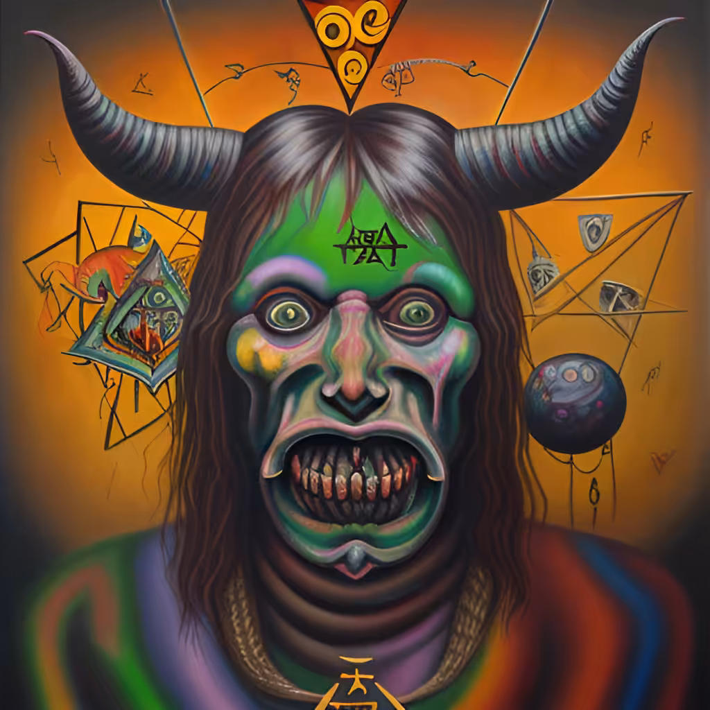 Art in the Age of AI: Page 262 - Demon's Psychedelia