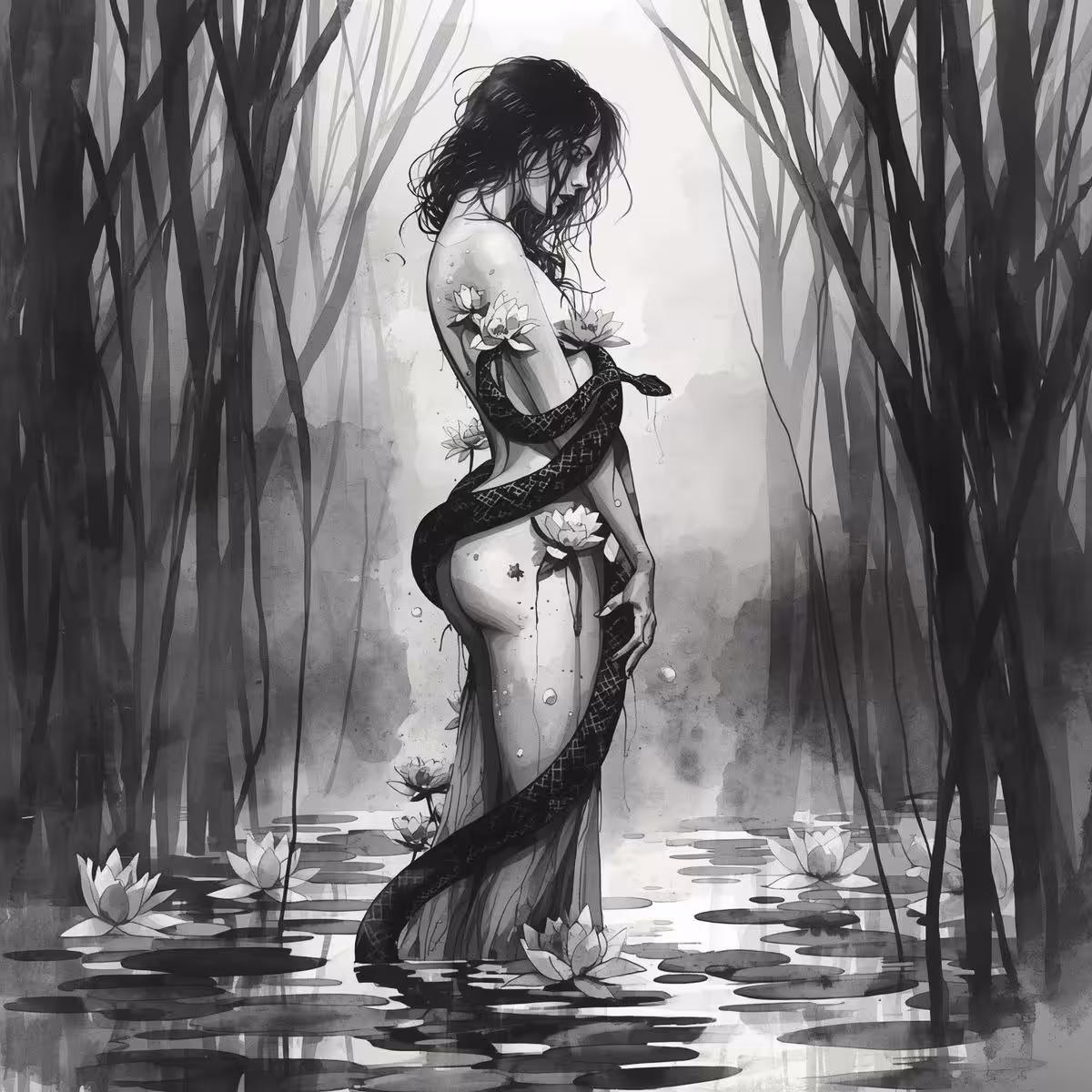 Mysterious swamp