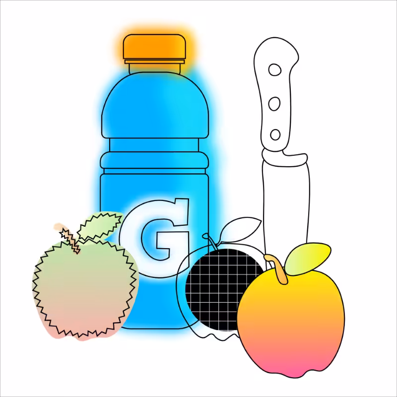 gatorade and apples #225