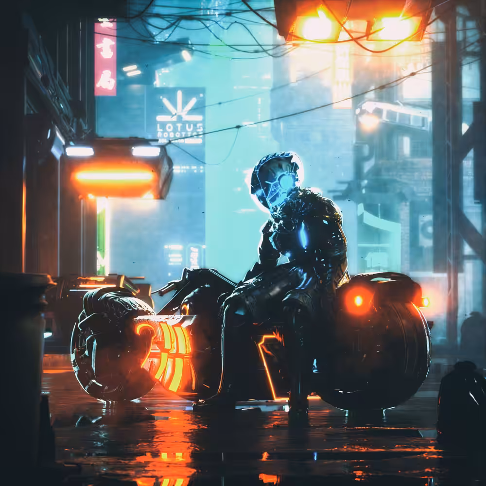 LONELY BIKER