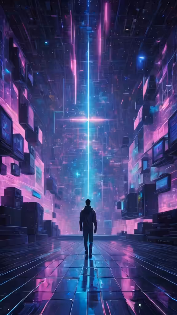 The Neon City Cross