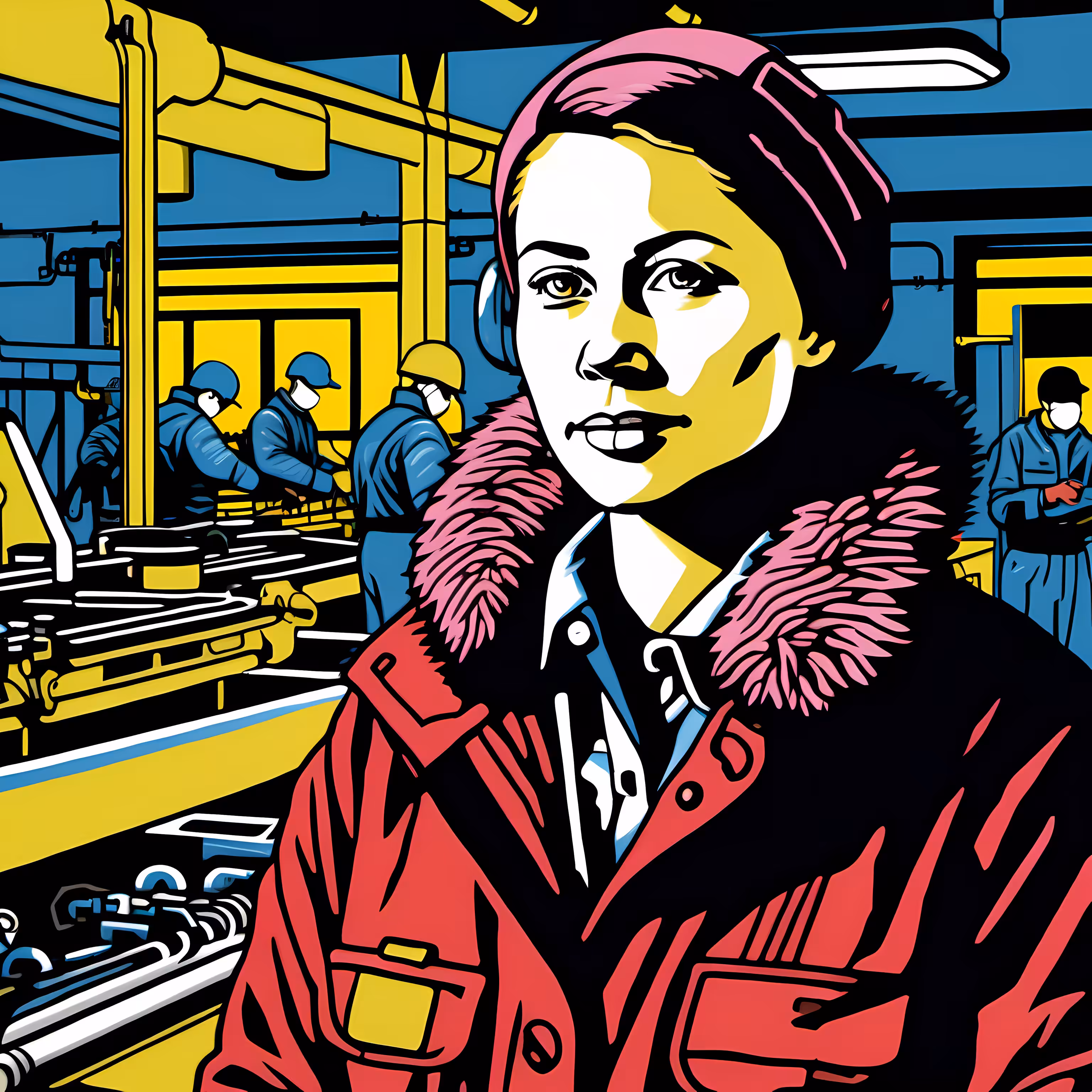 Workforce Portrait / Automotive Assembly Line Worker #15