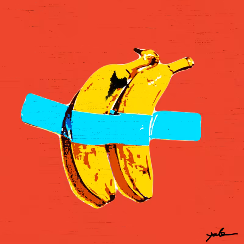 Shot Bananas - Warhol Tribute #5