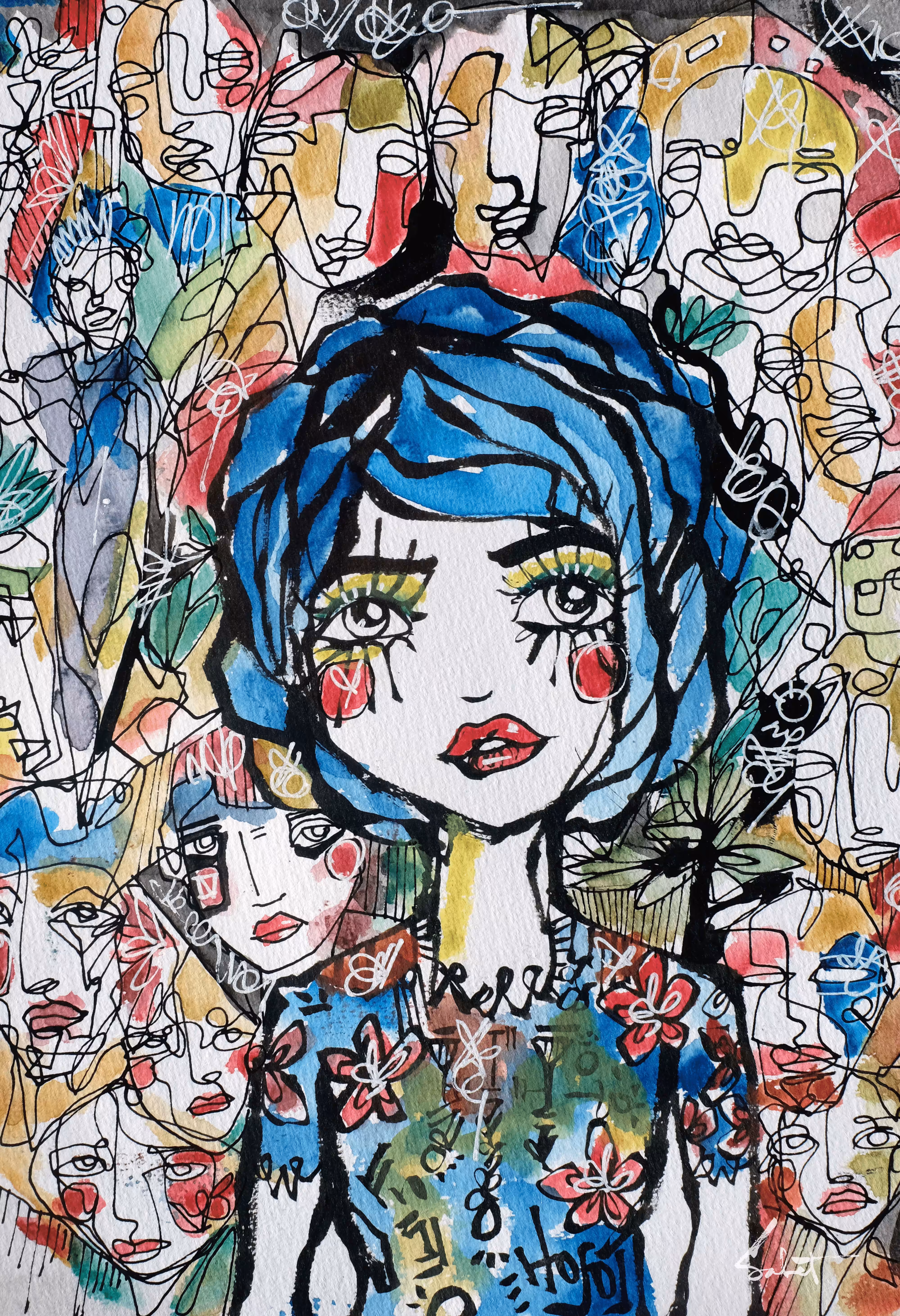 Sabet Sketchbook: 1 OF 1 / HEART YOGA 2019 SABET / SKETCHBOOK 1