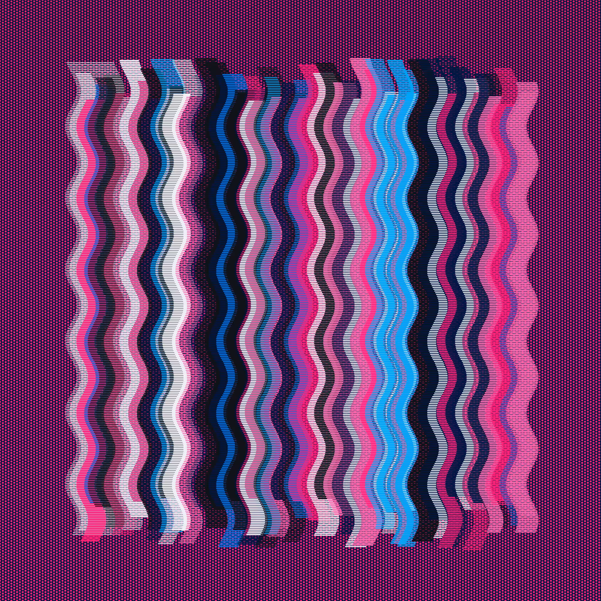Ben-Day Wave Lines No. 2