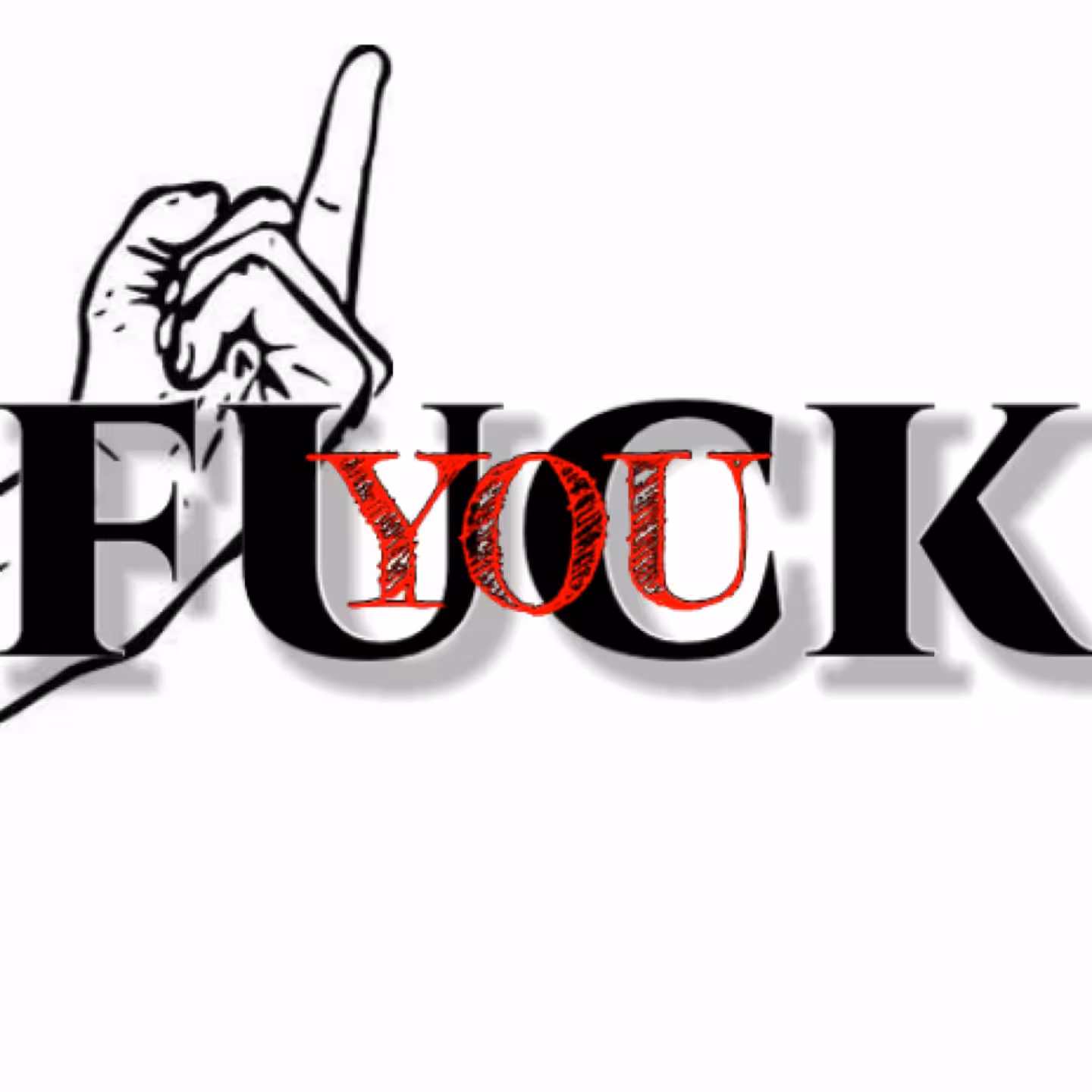 FUCK (YOU) - Red