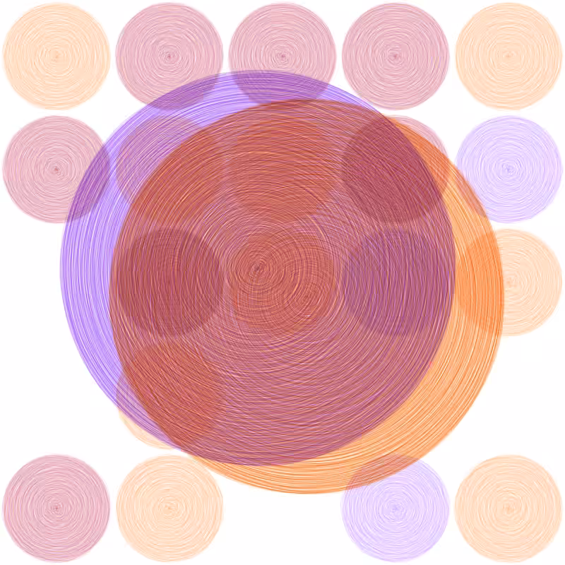 Brushed Circles #149