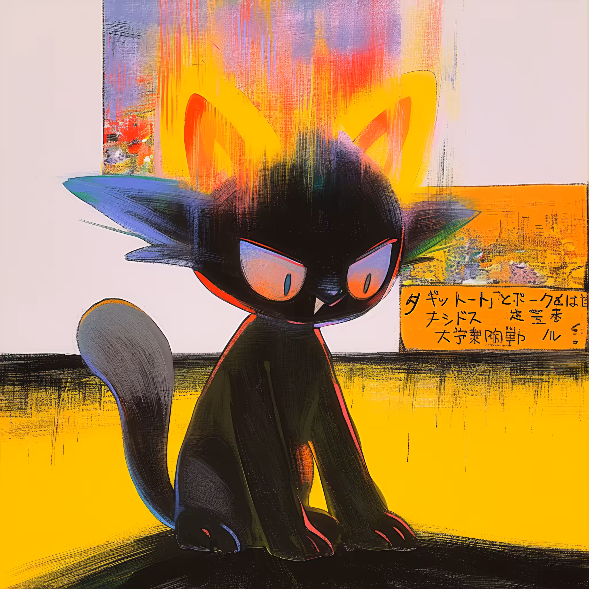 In the glow of neon and temporal shadow