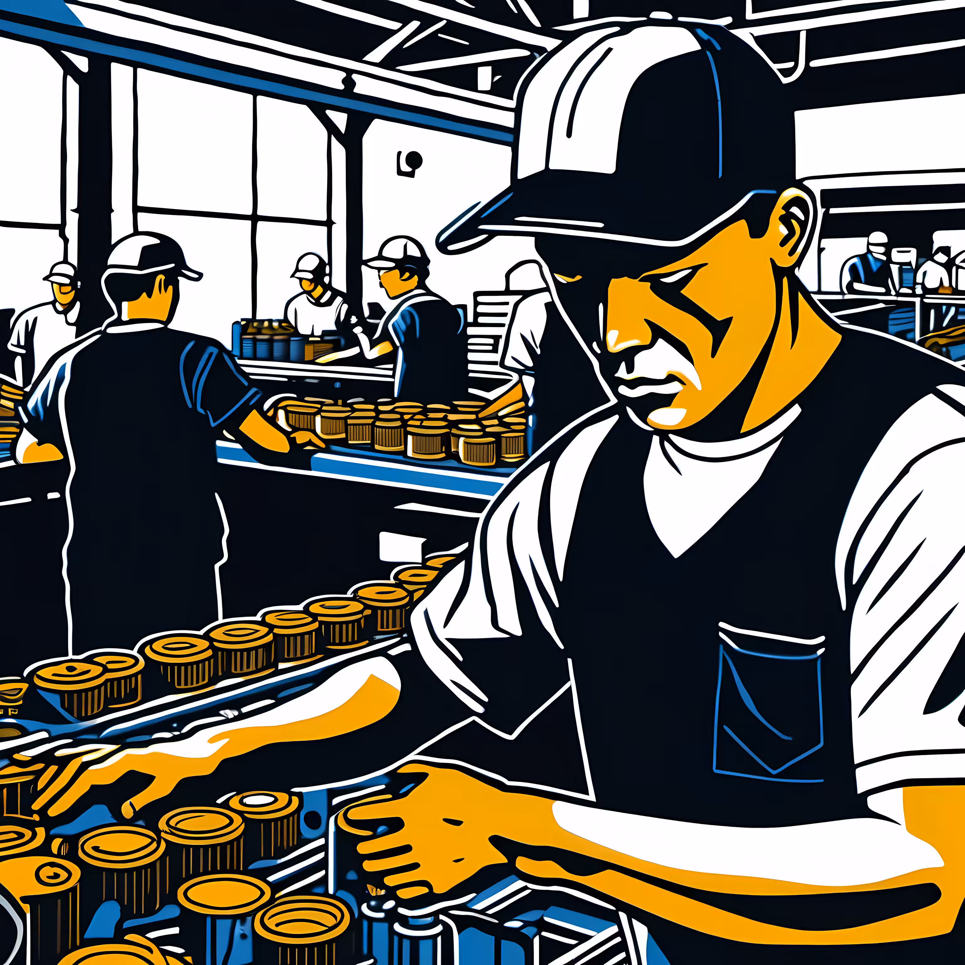 Workforce Portrait / Automotive Assembly Line Worker #12