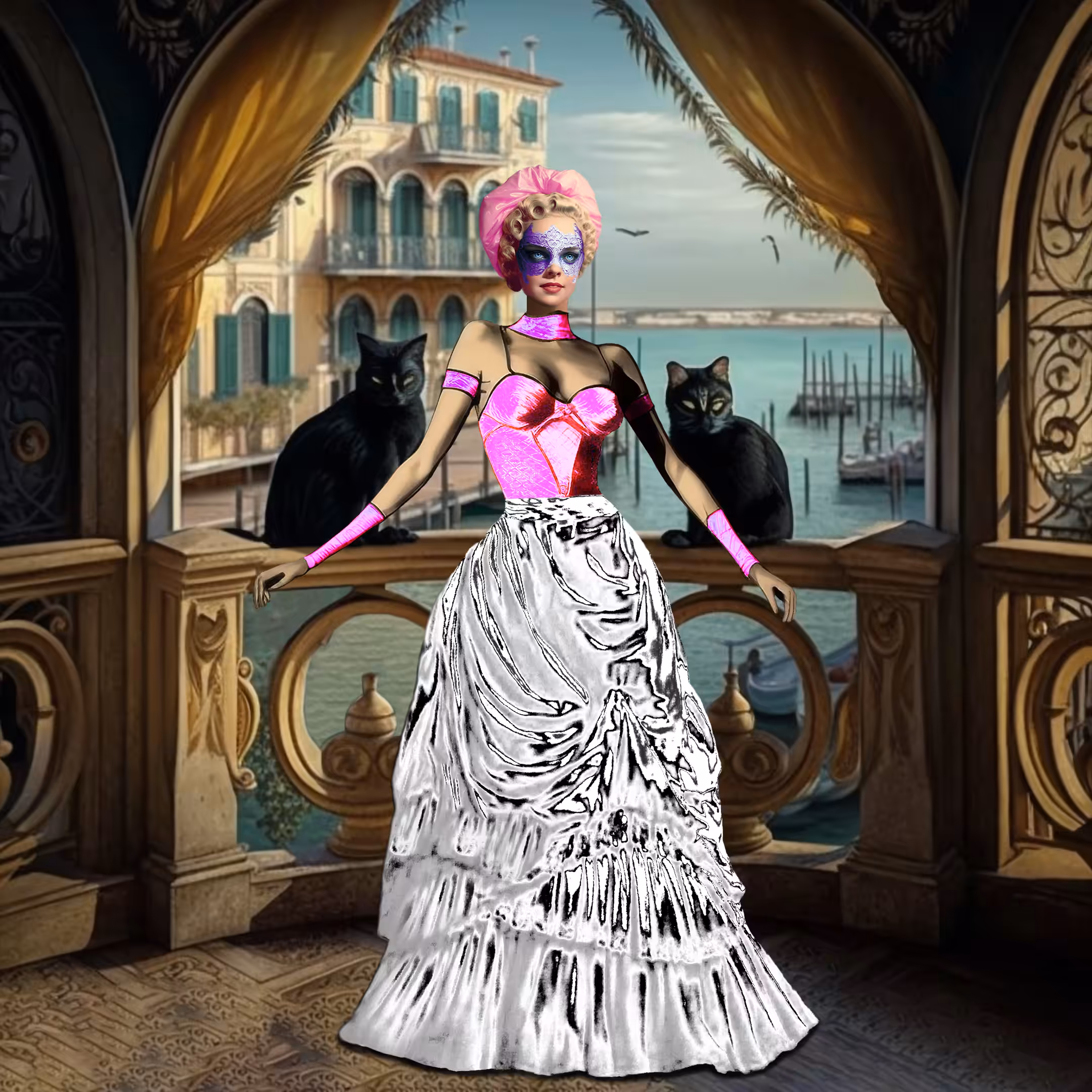 The Masked Lady in Venice #2