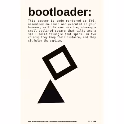 bootloader: selfie #228