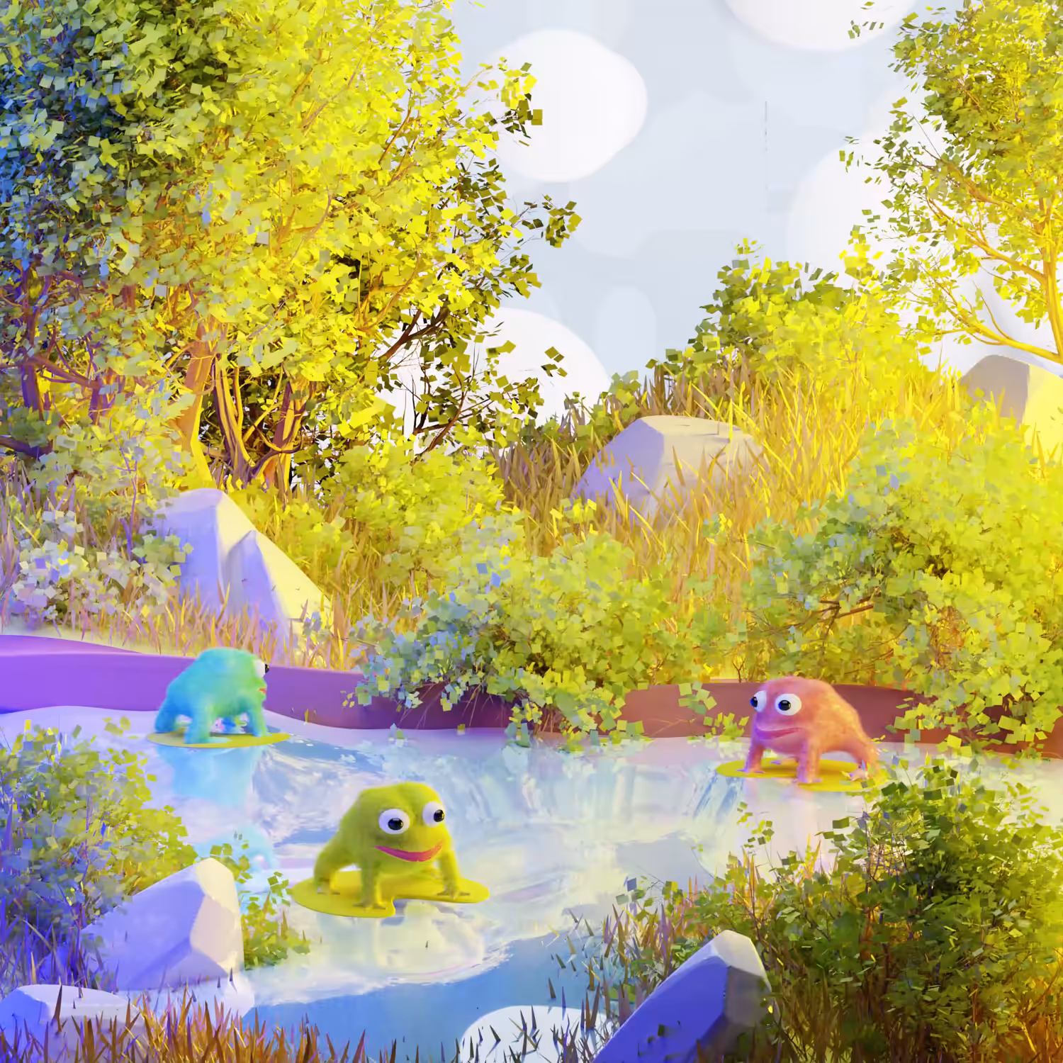 Toads Chilling