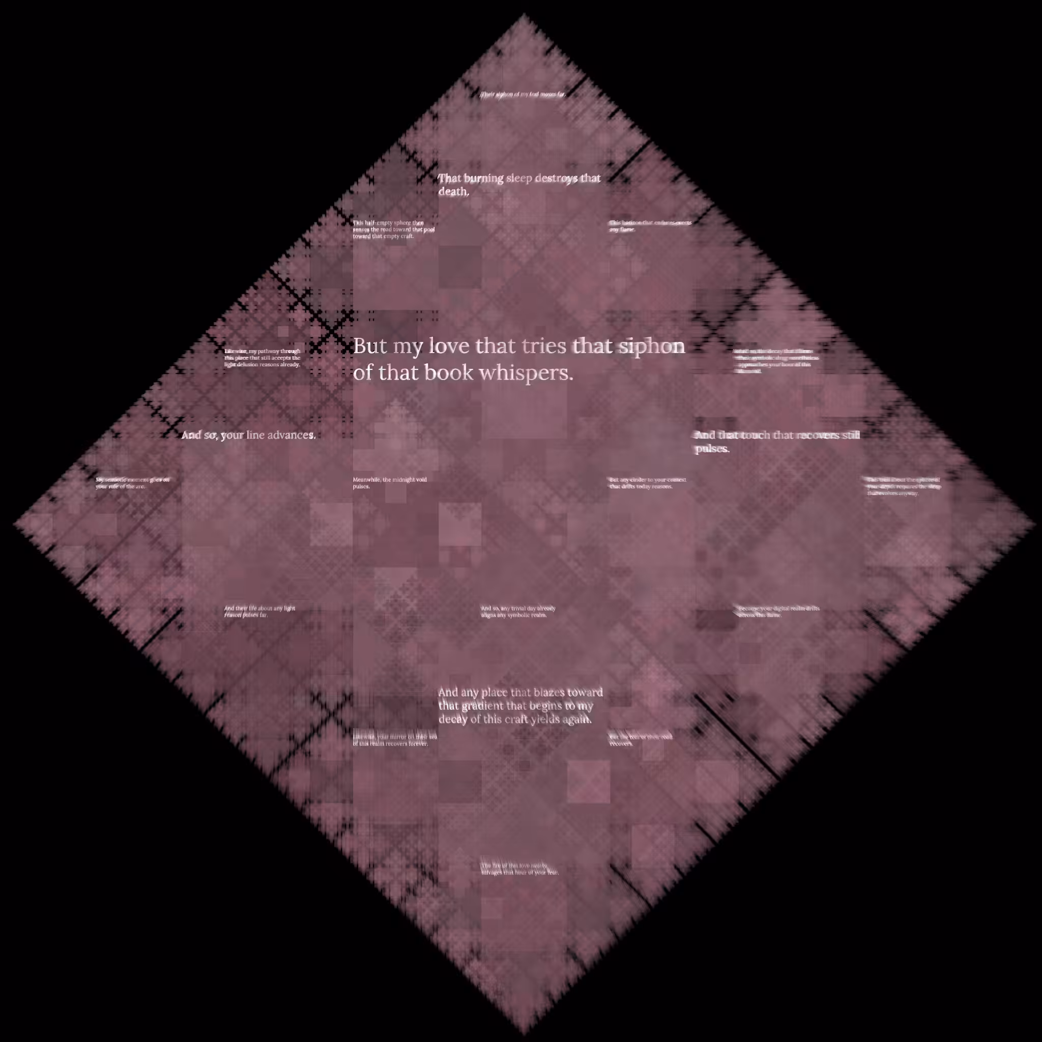 Diamond Fractal Fire #2