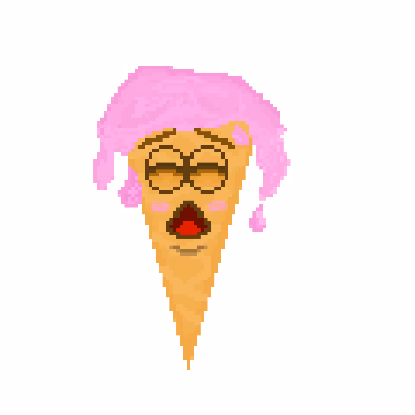 Sad melting Ice-cream