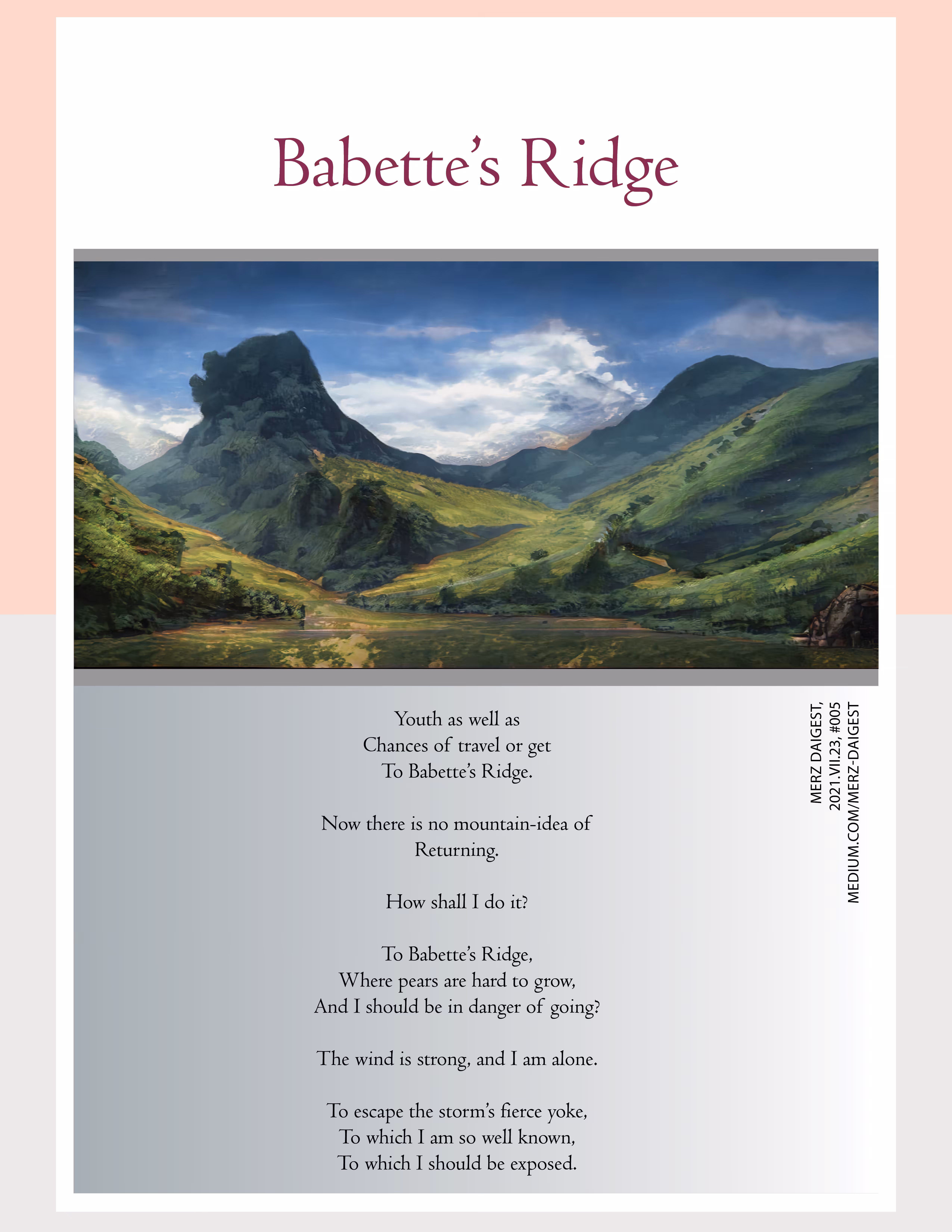 005. Babette's Ridge