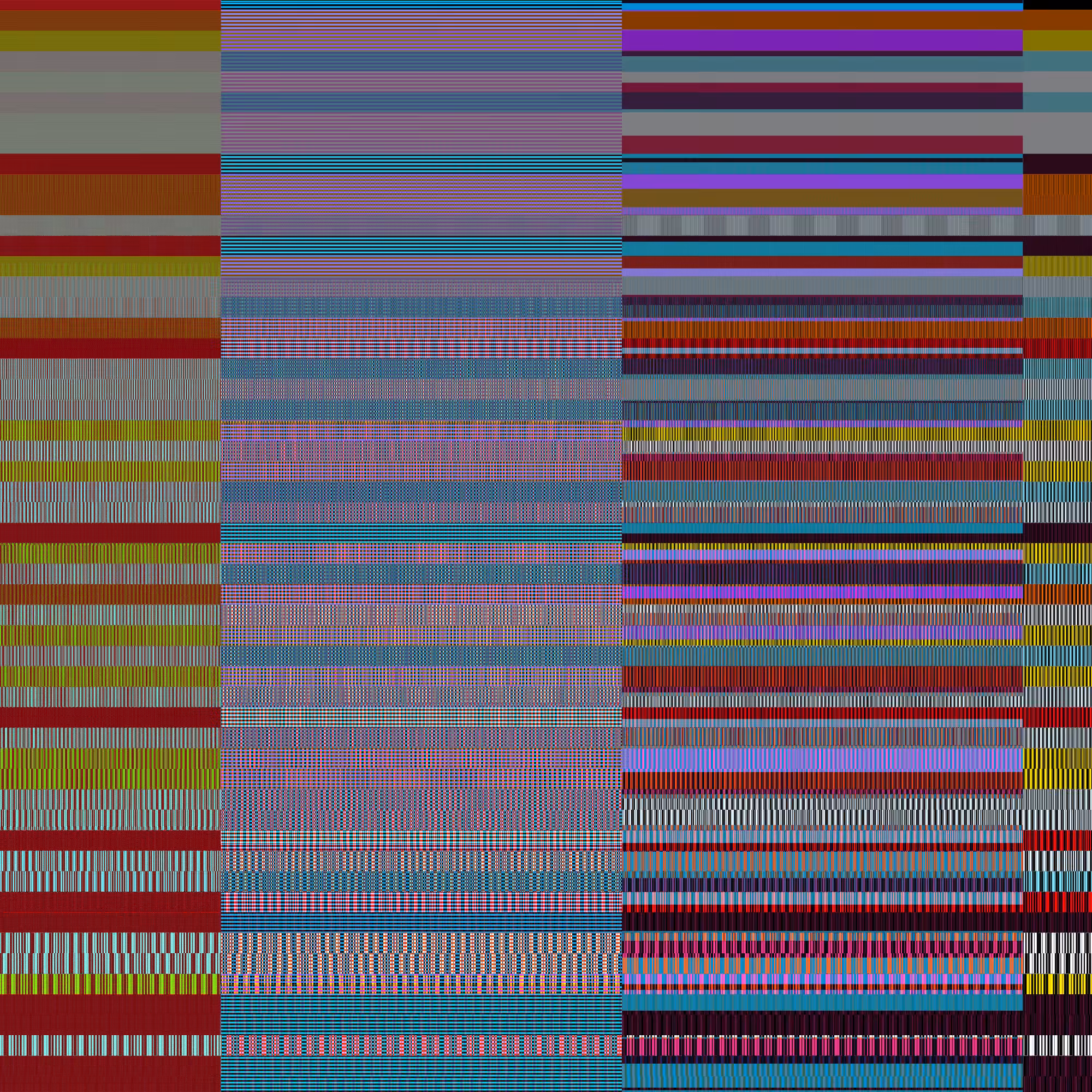 Glitchometry Stripes #67