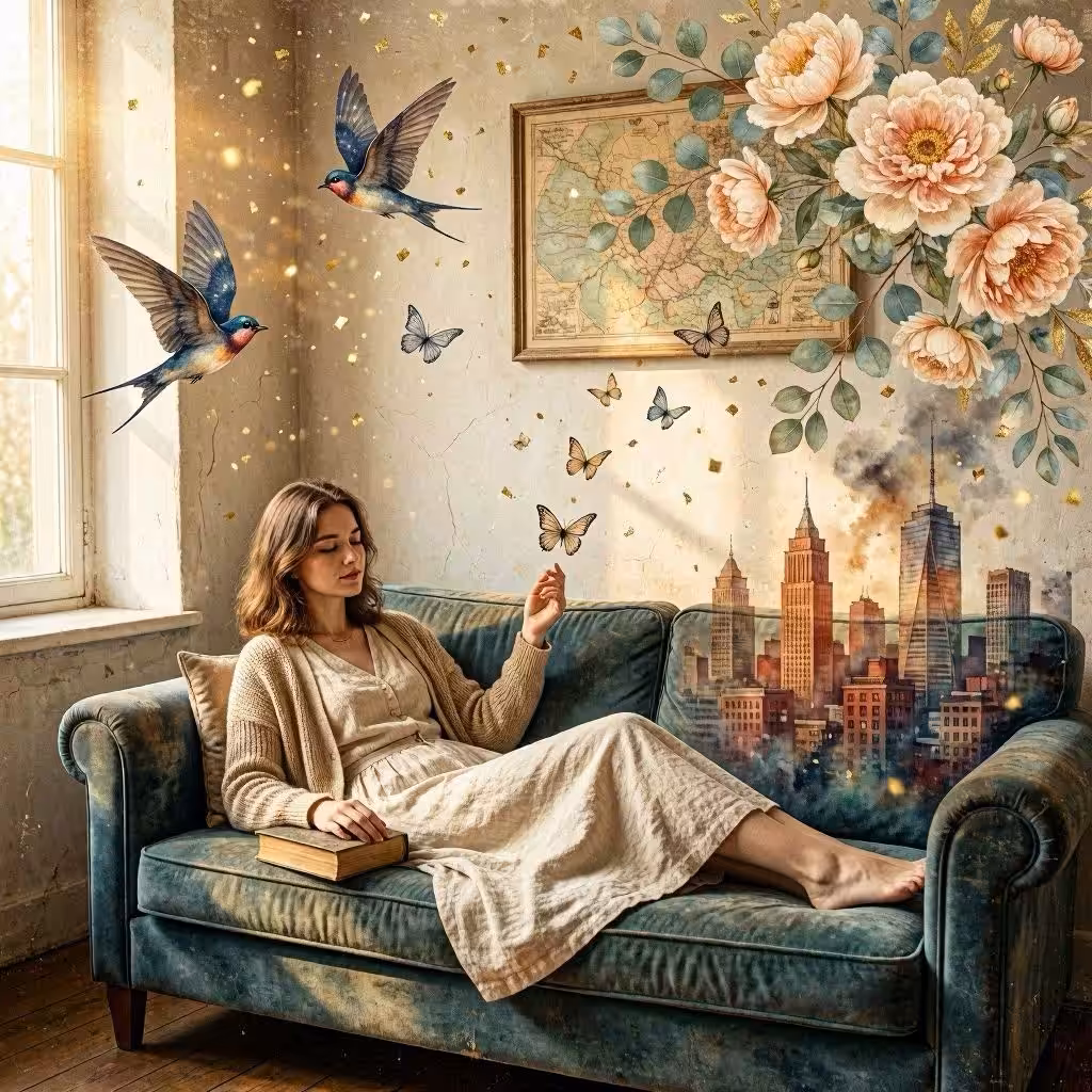 Relaxing with nature 